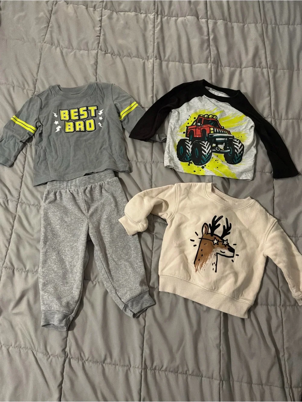 20 Piece 12 Month Mixed Brand Baby Boy Winter Bundle Lot